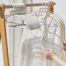 Frenzy 塑膠防滑無痕防領口變形衣架, 灰色, 20個