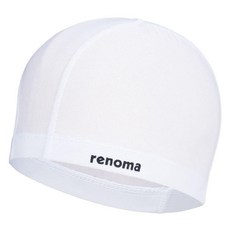 Renoma 網眼彈性泳帽 RO-RC2E301-WH, 白色, 1個