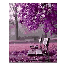 ADICO DIY繪畫紫色Perseconds PH63 40 x 50厘米, 混合顏色