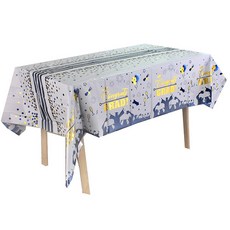 Market Pio家庭派對畢業式一次性桌布 款式1, 1件, 4個