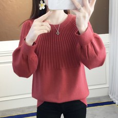 Andaromi 女性荷葉邊針織衫