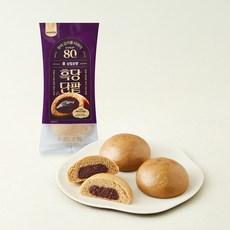 삼립호빵 흑당 단팥 호빵, 100g, 1개, 3개입
