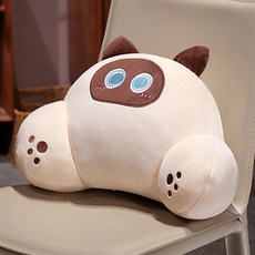 The Flow Commerce Homeflow 貓咪蓬鬆擁抱靠墊, 暹羅貓