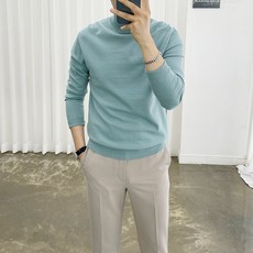 Adore Classic 男士半高領 Fade 長袖針織衫