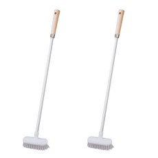 MONACO OLIVE 順手木柄中型清潔刷, 白色, 2個