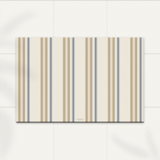 데미무드 넛츠 빨아쓰는 다용도 규조토 발매트, 스트라이프 밀크티