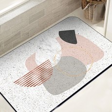 多用途水磨石地墊, 灰色