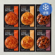 푸라닭치킨 닭가슴살 함박스테이크 100g x 3종 x 2개입 세트 (냉동), 1세트