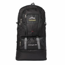 Top Mountain收納擴充登山包 80L, 黑色的