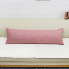 BED&DECO Everyday圓柱長抱枕, 淺粉色