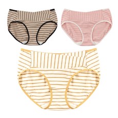 IUNIQUE 俏皮條紋孕婦內褲組 3入