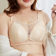 加大尺碼蕾絲哺乳內衣