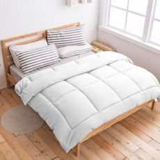 J-bedtime 床寢時光 羽絲絨保暖冬被 U6006M, 純白色