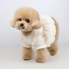 Grooming Dog 狗狗奶油絨連身裙, 混合色, 1個
