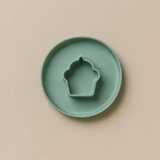 Brick-O. 烘焙造型瑪芬碗, 1個, 綠色