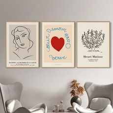 funyz 名畫海報3件組 亨利D