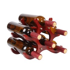 圓形6格酒架 YT_RA190, 單色, 1個