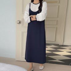 봉봉스토리 신뢰구간 뷔스티에 임산부 원피스