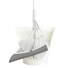 3JALBI 基本款掃把 + 畚箕組, 1組, 灰色
