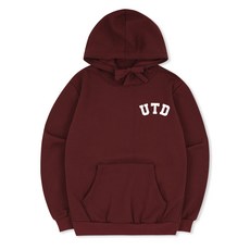 언탭트 빅사이즈 베이직UTD 기모 후드티셔츠
