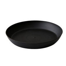 MJ 圓形花盆底盤, 黑色, 1個