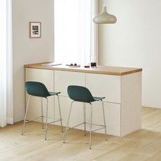 메종드꼼마 스테이 홈바의자, 포레스트그린, 2개