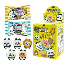 pinkfoot 隨機橡皮擦21彈 大熊熊 60入組, 1組, 隨機出貨