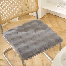 몬드스팟 퍼 플리스 겨울 미끄럼방지 카페 식당 홈 끈 방석 RB20764