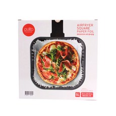 pulito 氣炸鍋方形烘焙紙 5L, 23cm, 99入, 1個