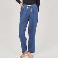 러블리온 여성용 수플레 체크 팬츠