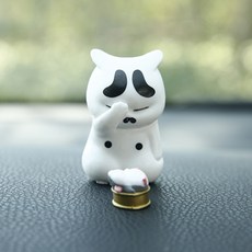 JHCompany 可愛苦惱貓咪擺飾, 斑點