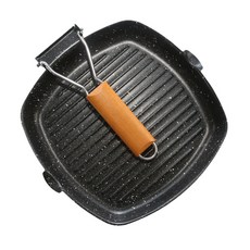 접이식 그릴팬 중형 인덕션 IH, 1개, 22 x 20 cm