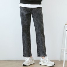 브릭에이드 블루포스 남성용 카탈렛 청바지 스톤워싱 데님 스트레이트핏 긴바지