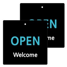 Garden in the City 壓克力告示牌 黑色 180 B-67, 2個, OPEN