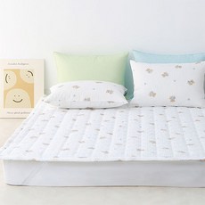 amante Honey Bear泡泡紗波紋床墊, 淺褐色