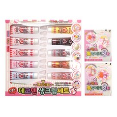 투영디자인 DIY 스마트톡 꾸미기 키트 3탄 2p + 데코덴 프리미엄 생크림 세트, 혼합색상, 1세트