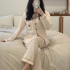 Cofbe 女性透氣小熊睡衣