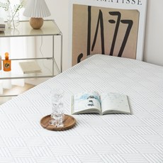 데코럽 차가운 듀라론 여름 침대 냉감 시베리아 패드, 화이트