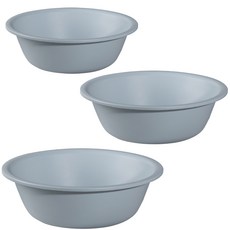 모나코올리브 라파스텔 라운드 대야 소 + 중 + 대 3종 세트, 스카이, 1세트