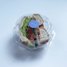 八角漢堡一次性盒 + 索拉貼紙套組, 盒 + 貼紙, 20套