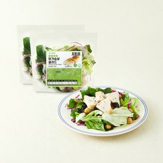 슬림픽 실속토핑 닭가슴살 샐러드, 150g, 2개