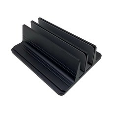 小麥購物 鋁合金筆電立架 雙槽 L713, 黑色, 2層