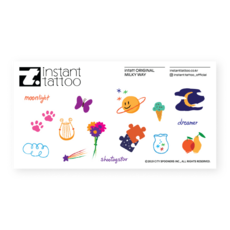 instant tattoo 銀河系, 單色, 1個
