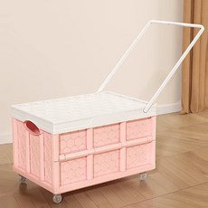 파라다이소 접이식 가정용 캠핑 피크닉 다용도 폴딩카트 55L, 블러썸 핑크, 1개