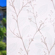 언헤브 불투명 유리창 필름 시트지, 01나무브라운, 45cm x 1m