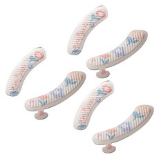 블럭마트 욕실 사계절 변기커버, 크림, 3개