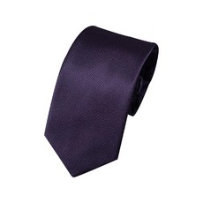 MSCOPE 斜紋素色拉鍊式自動領帶