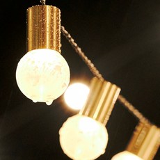 Hello Dot 金色球型燈泡串 20顆+遙控器+收納袋+電池盒, 香草白(燈泡)