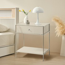 윌로우 저스틴 협탁 605 x 685 mm 방문설치, 연그레이, 1개