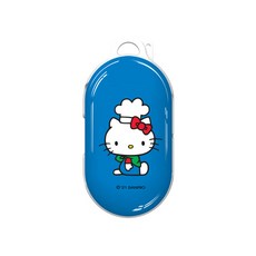 HELLO KITTY Galaxy Buds/Buds+亮面硬殼耳機殼, 藍色, 單品